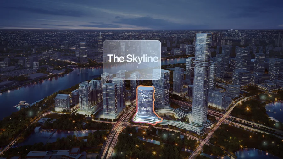 The skyline empire city