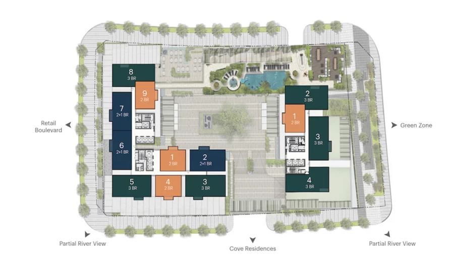 Mat bang nara empire city