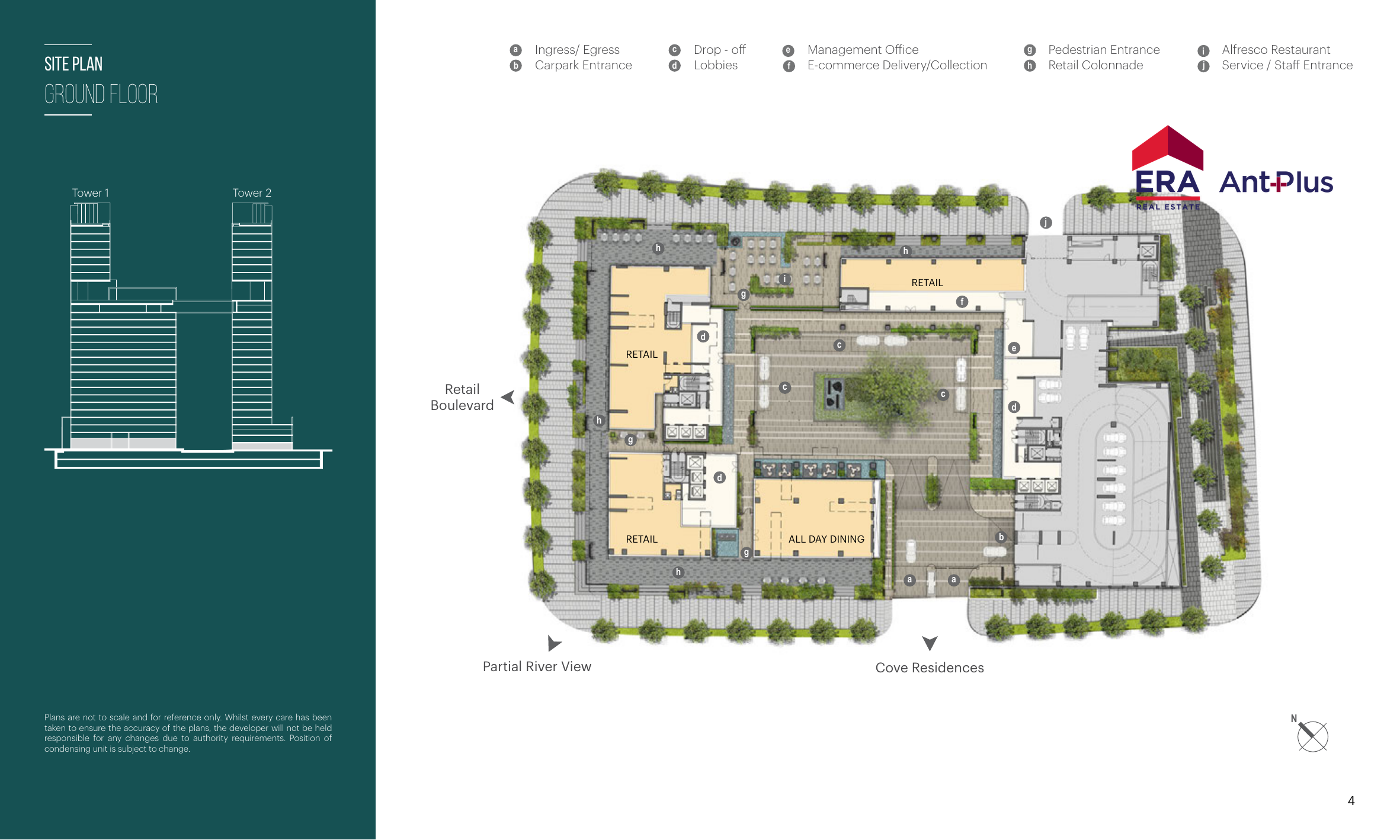 Mặt bằng tầng trệt Narra Residences Empire City
