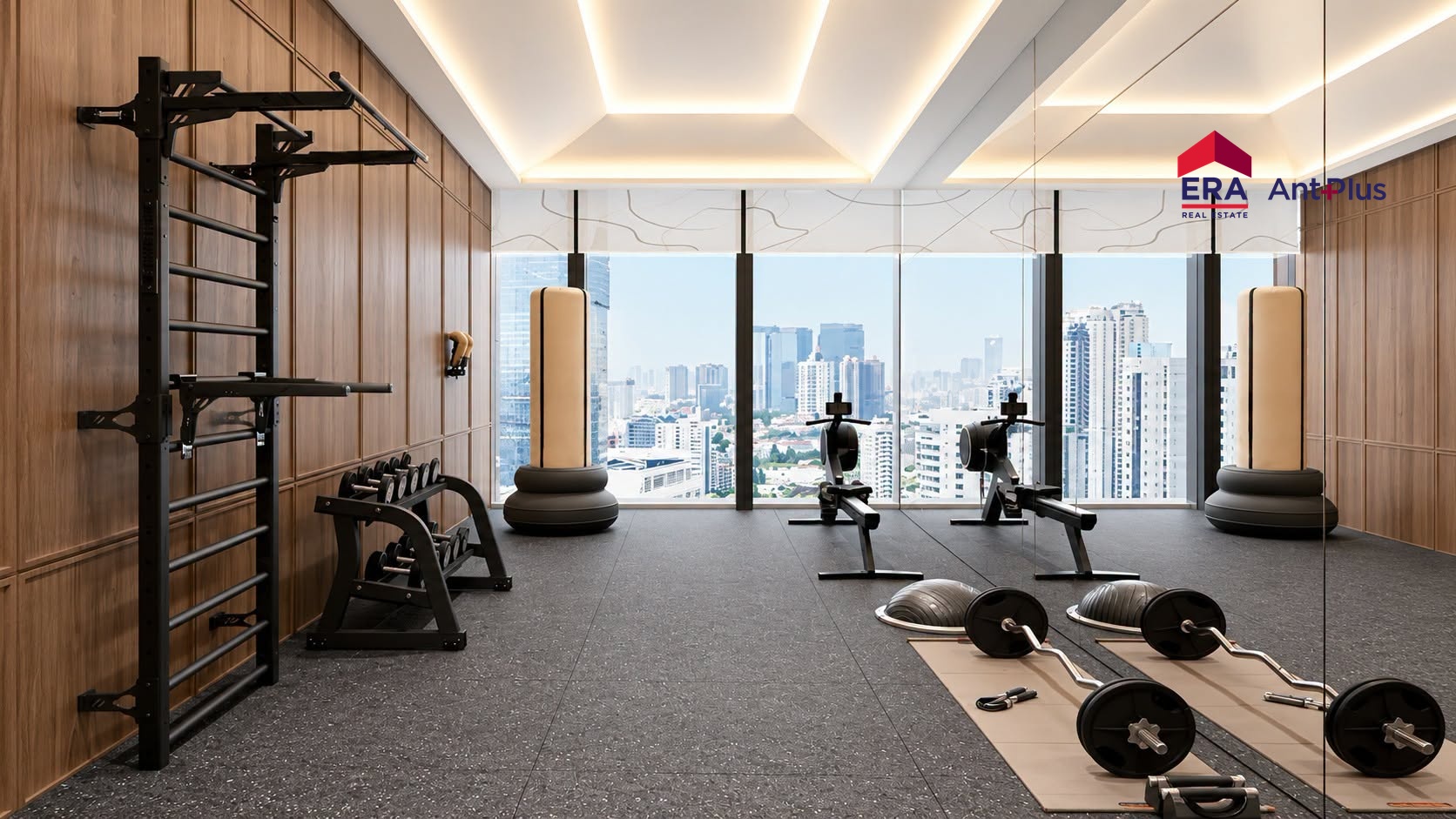 Phòng gym tiện ích căn hộ cao cấp Narra Residences