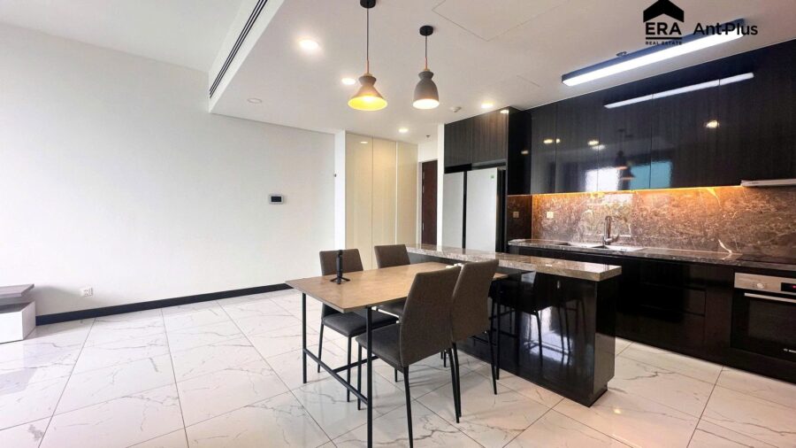 Quầy bar và bàn ăn căn hộ 2 phòng ngủ Tilia