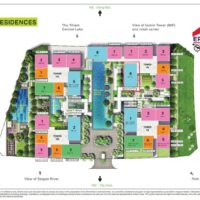 Mặt bằng tổng thể phân khu Linden Residences, Empire City