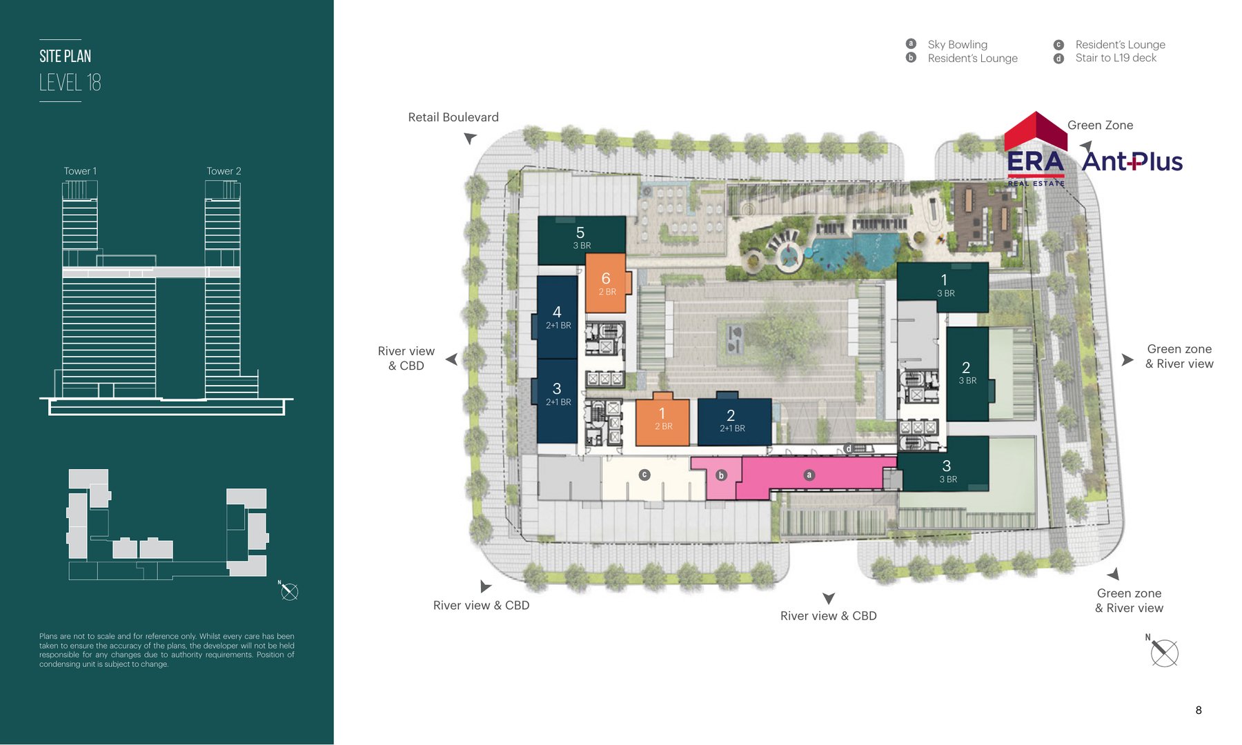 Sơ đồ giỏ hàng chuyển nhượng Narra Residences tầng 04 đến 17, thể hiện mã căn, loại căn và giá bán từng căn
