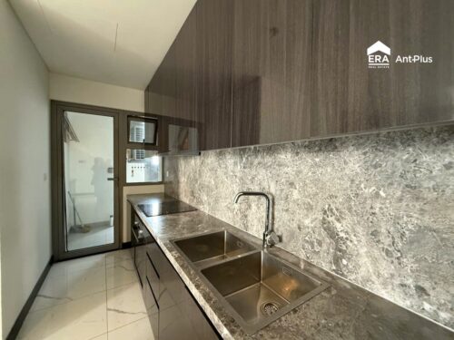 Khu bếp đá marble căn hộ Tilia Empire City tại Quận 2, Thủ Thiêm